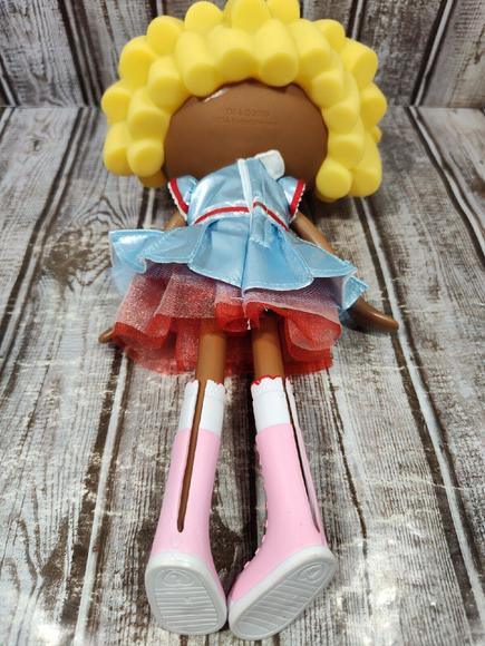 Lalaloopsy Dot Starlite Full Size 12" Doll Blonde Hair Dark Skin - Picture 6 of 7